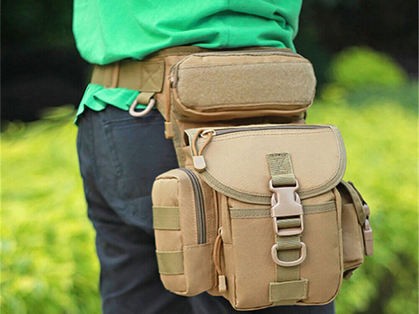 Hip pouch leg bag military tactical capacious military kidney