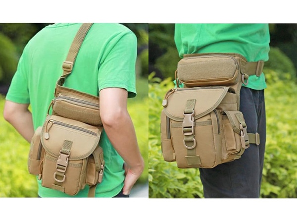 Hip pouch leg bag military tactical capacious military kidney