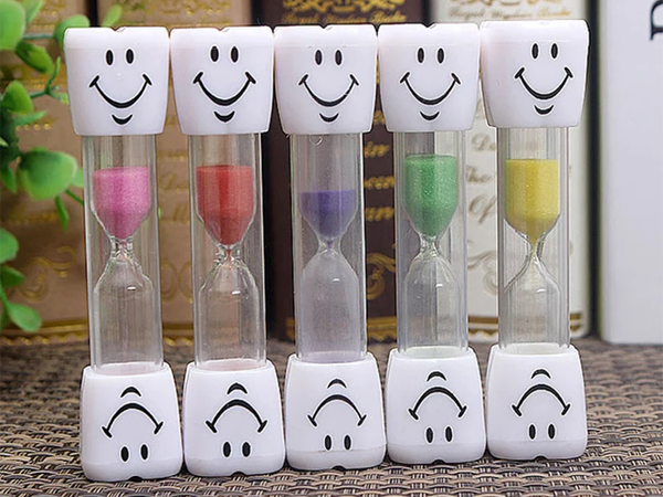 Hourglass toothbrushing timer timer for children 3 minutes timer