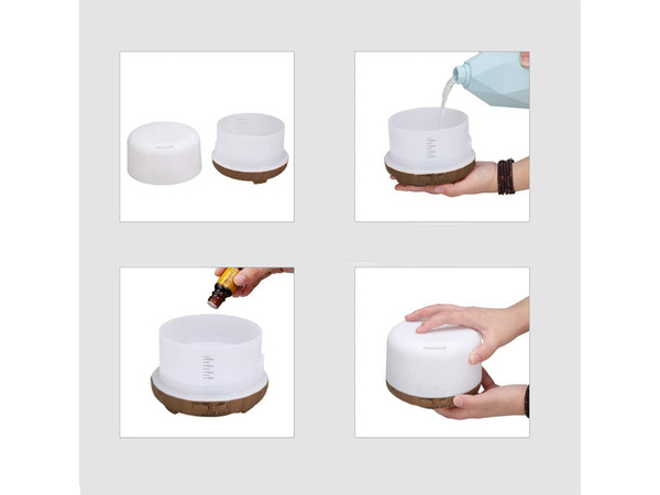 Humidifier diffuser aromatherapy remote control rgb