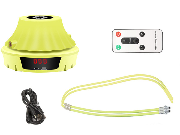 Interactive skipping rope automatic pilot