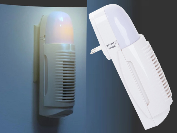 Ionic air purifier night light filter