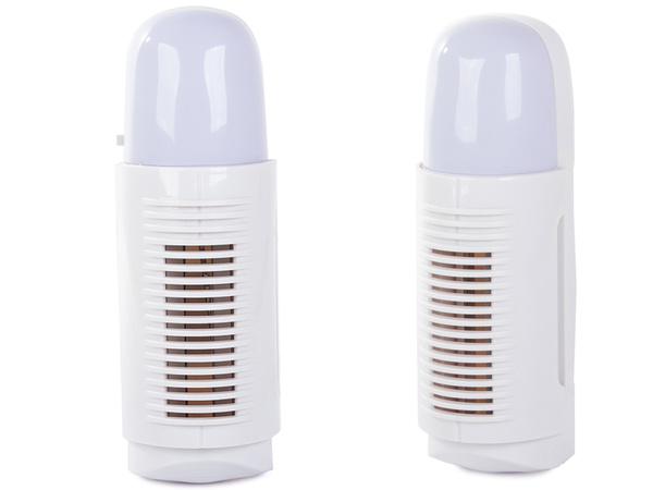 Ionic air purifier night light filter