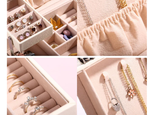 Jewellery box organiser box mirror