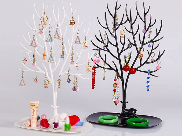 Jewellery stand bracelets earrings organiser deer tree display