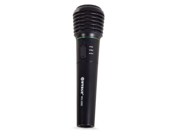 Karaoke wireless microphone + station + cable!
