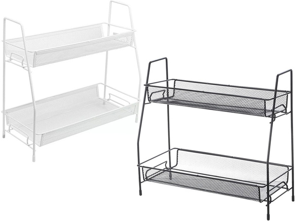 Kitchen shelf kitchen organiser standing two-tier loft spice rack