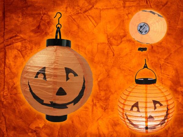 Lantern pumpkin led glowing decoration halloween paper decoration