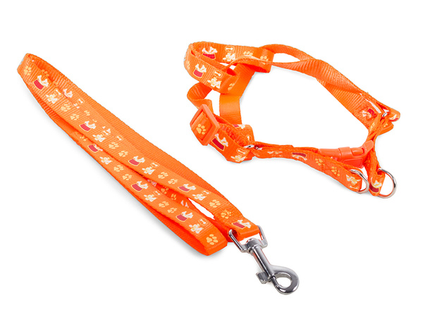 Lanyard with restrainers dog-cat harness sturdy 125cm