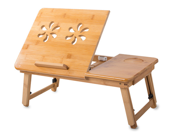 Laptop table bamboo laptop bed tray