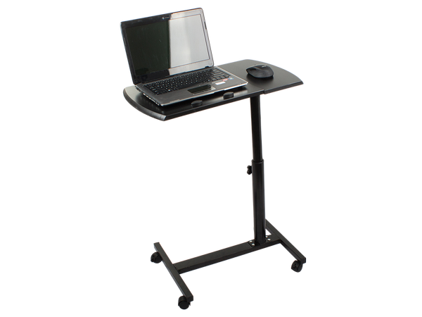 Laptop table on wheels adjustable desk