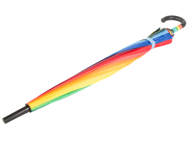 Large umbrella rainbow umbrella sturdy automatic