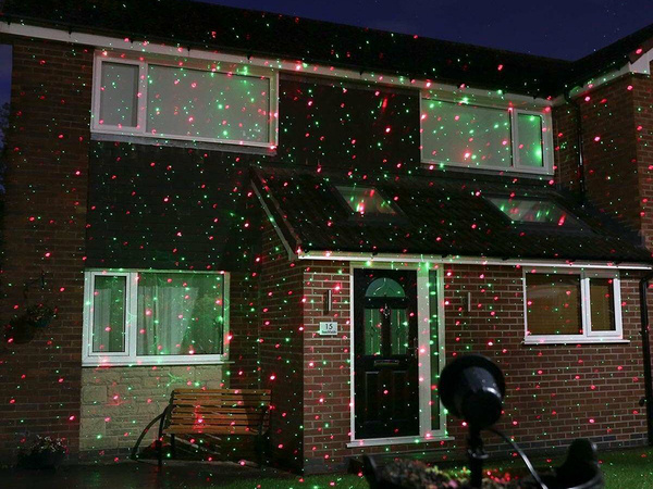 Laser projector christmas spotlight remote control