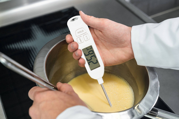 Lcd digital kitchen thermometer wine meat probe