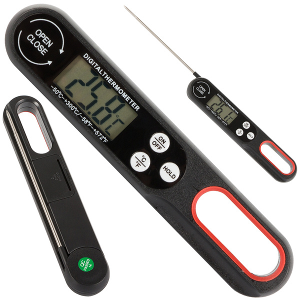 Lcd kitchen pin thermometer wine 300°c cooking soups