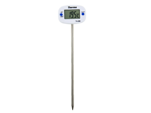 Lcd kitchen thermometer wine meat probe