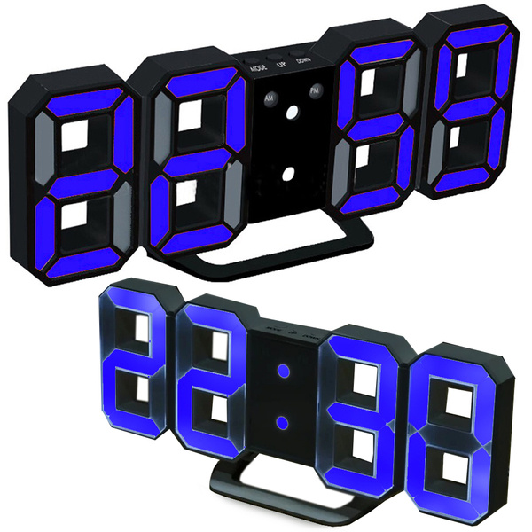 Led alarm clock electronic thermometer with alarm