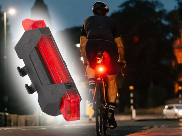 Led bicycle light set rear front usb for bicycle