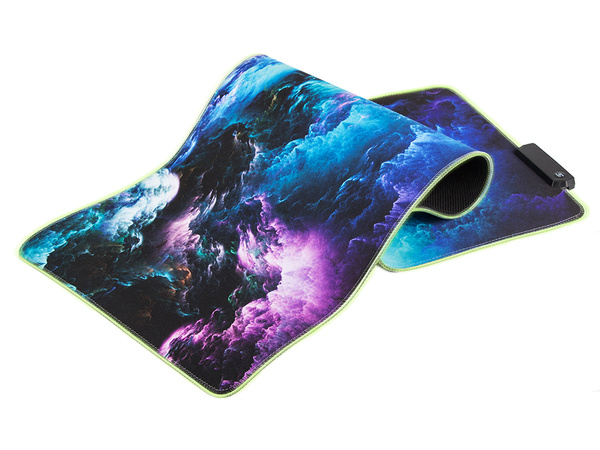 Led rgb backlit gaming mouse pad