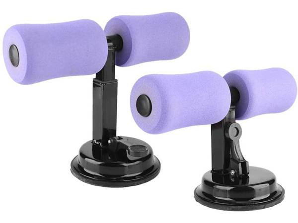 Leg bracket for abdominal exercises suction cup