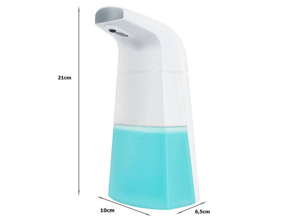Liquid foam automatic soap dispenser