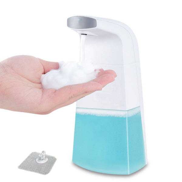 Liquid foam automatic soap dispenser