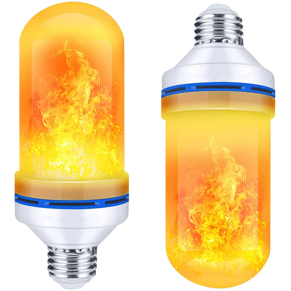 Live flame imitation led bulb e27 9w decorative