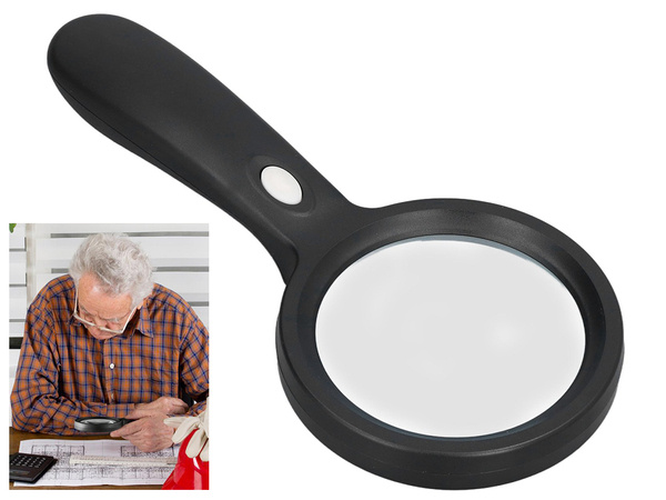 Magnifying glass 10x with led illumination