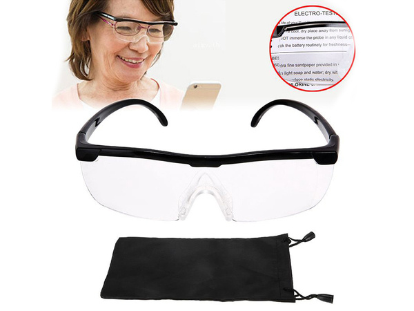 Magnifying glasses big vision 160% zoom