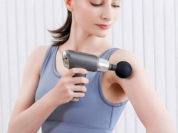 Massage gun back body massager powerful 4 tips massage gun