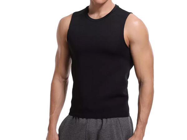 Men's neoprene fitness shirt for weight loss