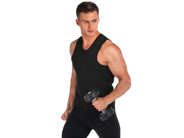 Men's neoprene fitness shirt for weight loss