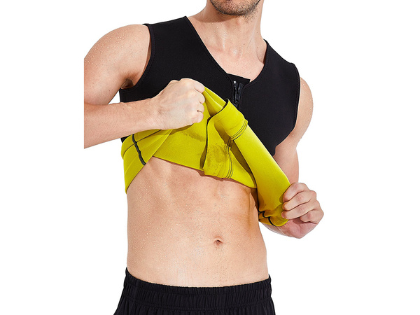 Men's neoprene fitness shirt for weight loss