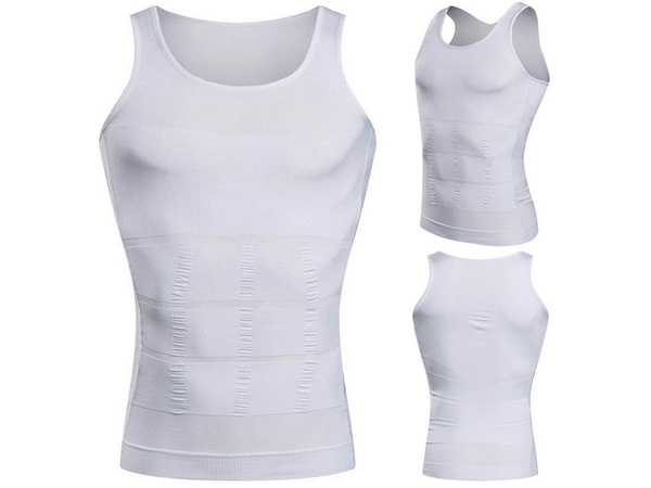 Men's slimming t-shirt slim vest