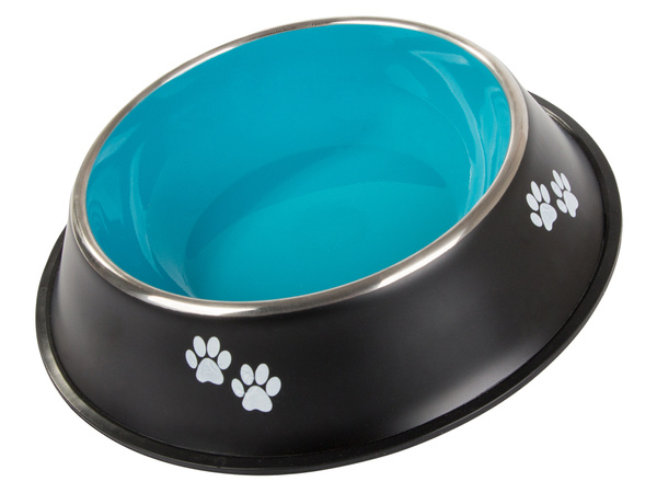 Metal anti-slip dog bowl 400ml