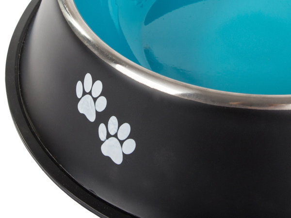 Metal anti-slip dog bowl 400ml