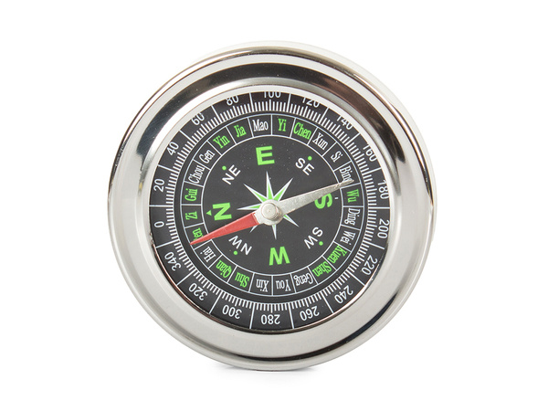 Metal compass tourist pocket compass