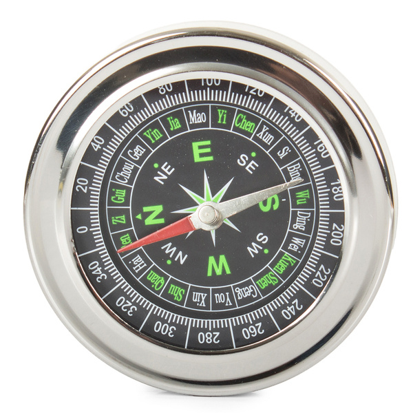 Metal compass tourist pocket compass