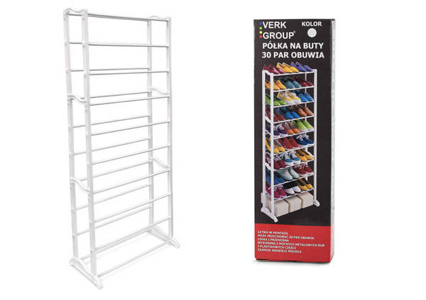 Metal shoe rack 30 pairs cabinet shoe rack