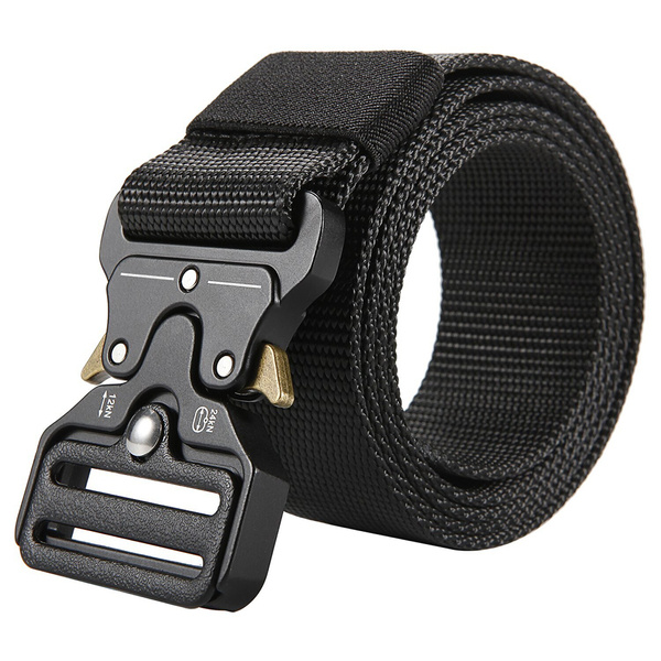 Military survival tactical belt qr