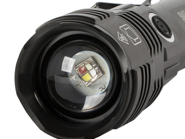 Military tactical bailong led torch zoom