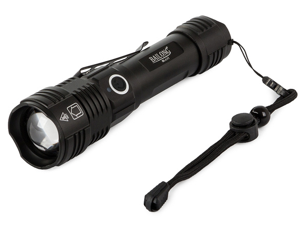 Military tactical bailong led torch zoom