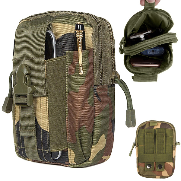 Military tactical molle belt pouch
