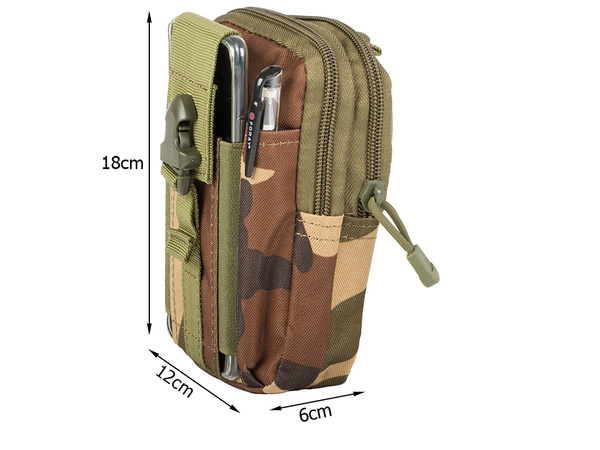 Military tactical molle belt pouch