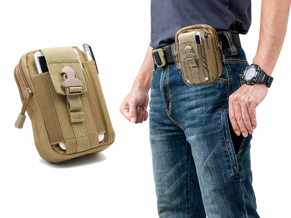 Military tactical molle belt pouch