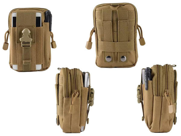 Military tactical molle belt pouch