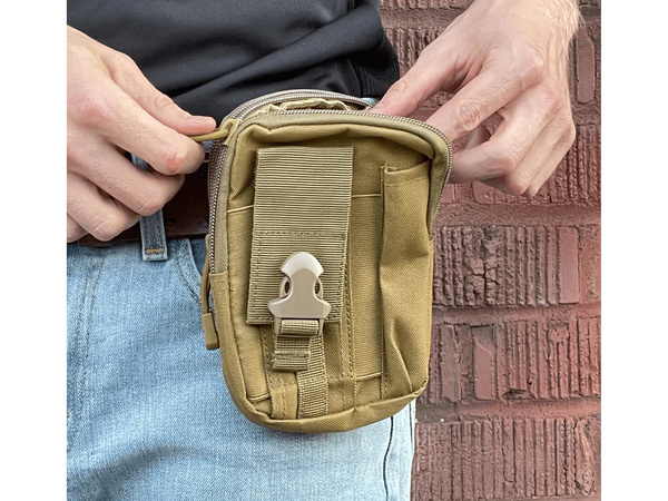 Military tactical molle belt pouch