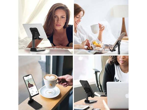 Mobile phone stand tablet holder foldable
