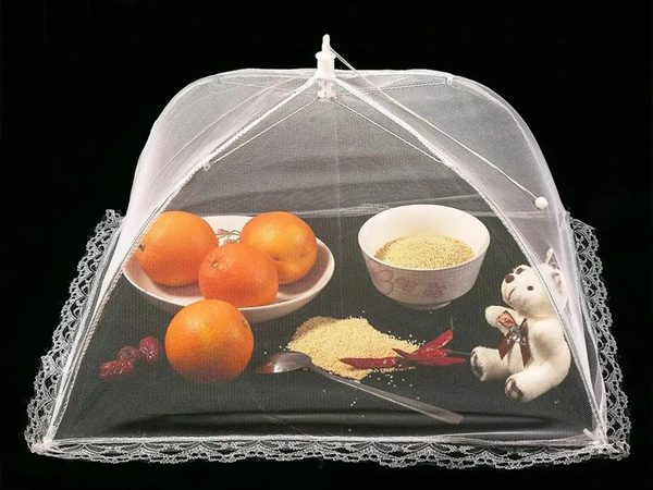 Mosquito net food shield fruit grill