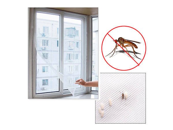 Mosquito netting for windows 130x150 cm + screws